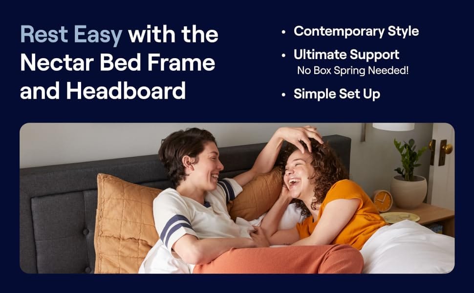 Rest Easy with the Nectar Bed Frame and Headboard