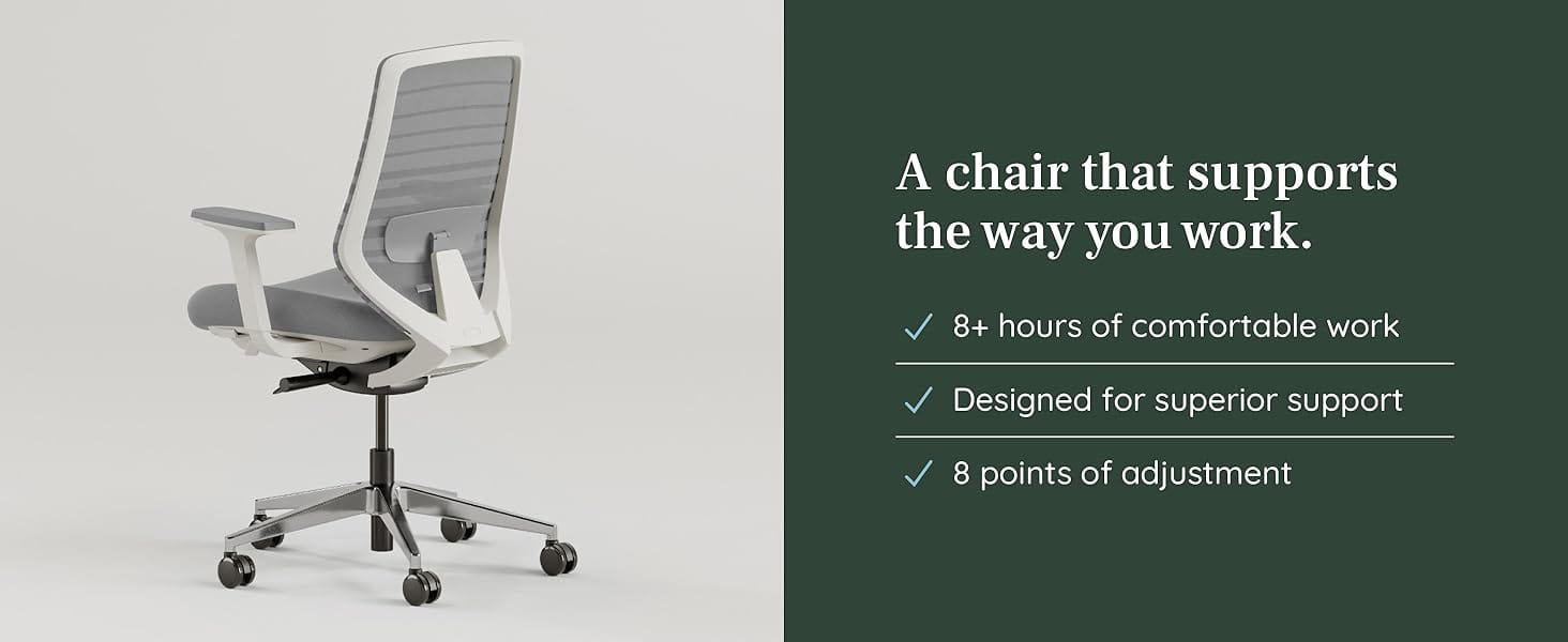 a chair that supports the way you work.