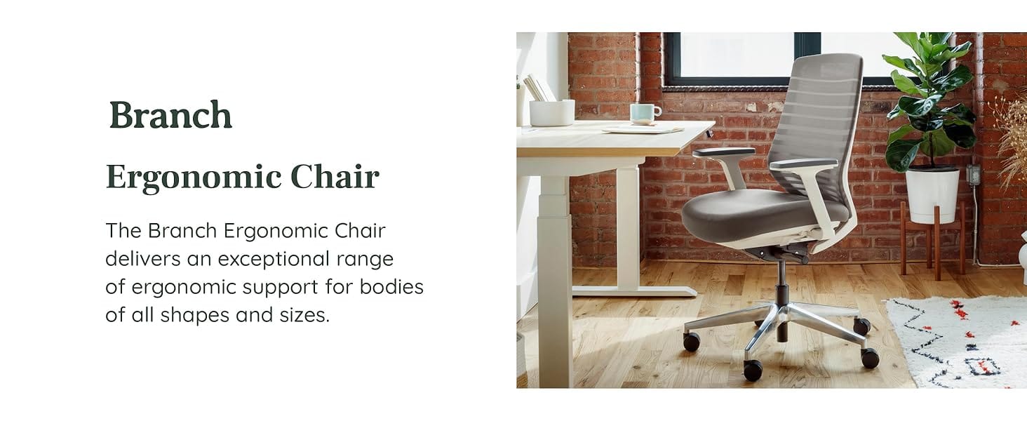 The ergonomic chair delivers an exceptional range of support for all bodies.